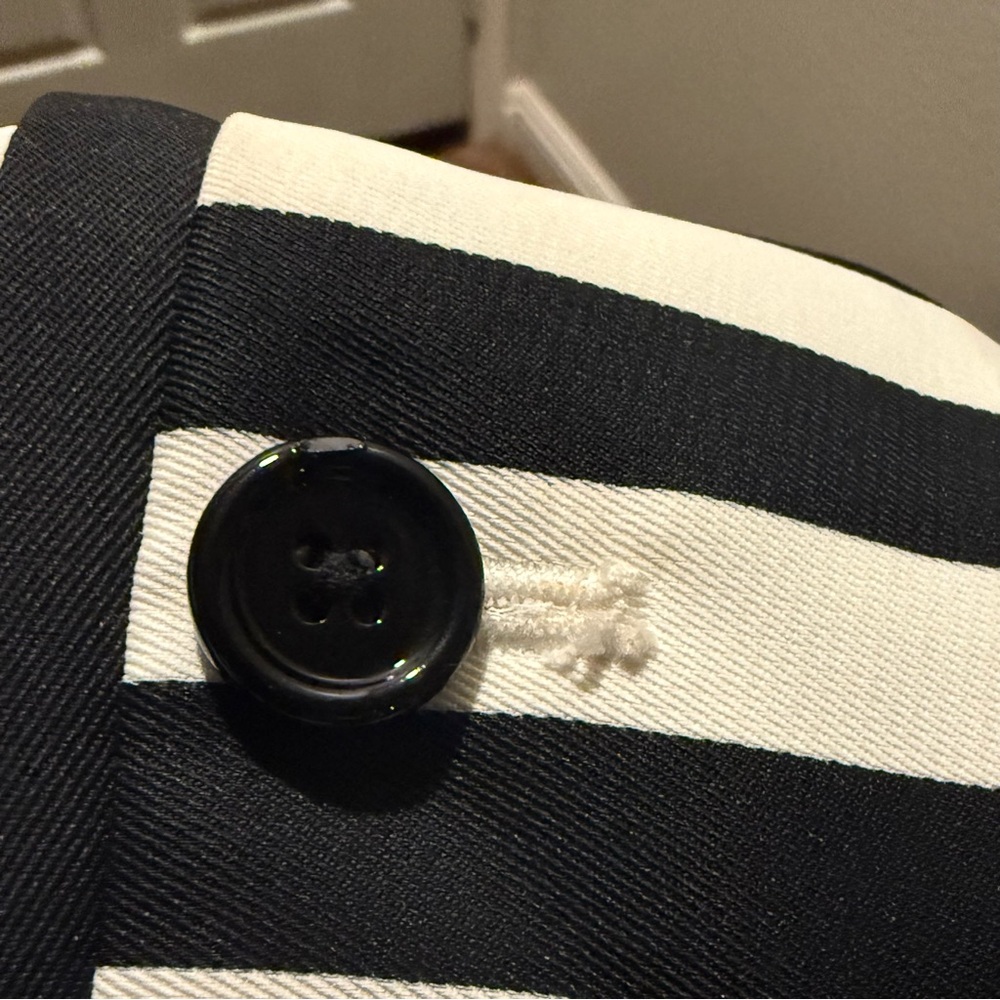 MARC JACOBS Black and White Striped Women's Skirt size 8 - Picture 5 of 11